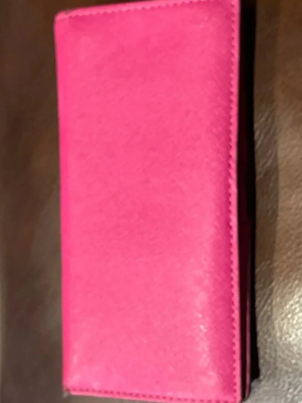 Michael Michael Kors Saffiano Leather Continental Barbie Pink Wallet